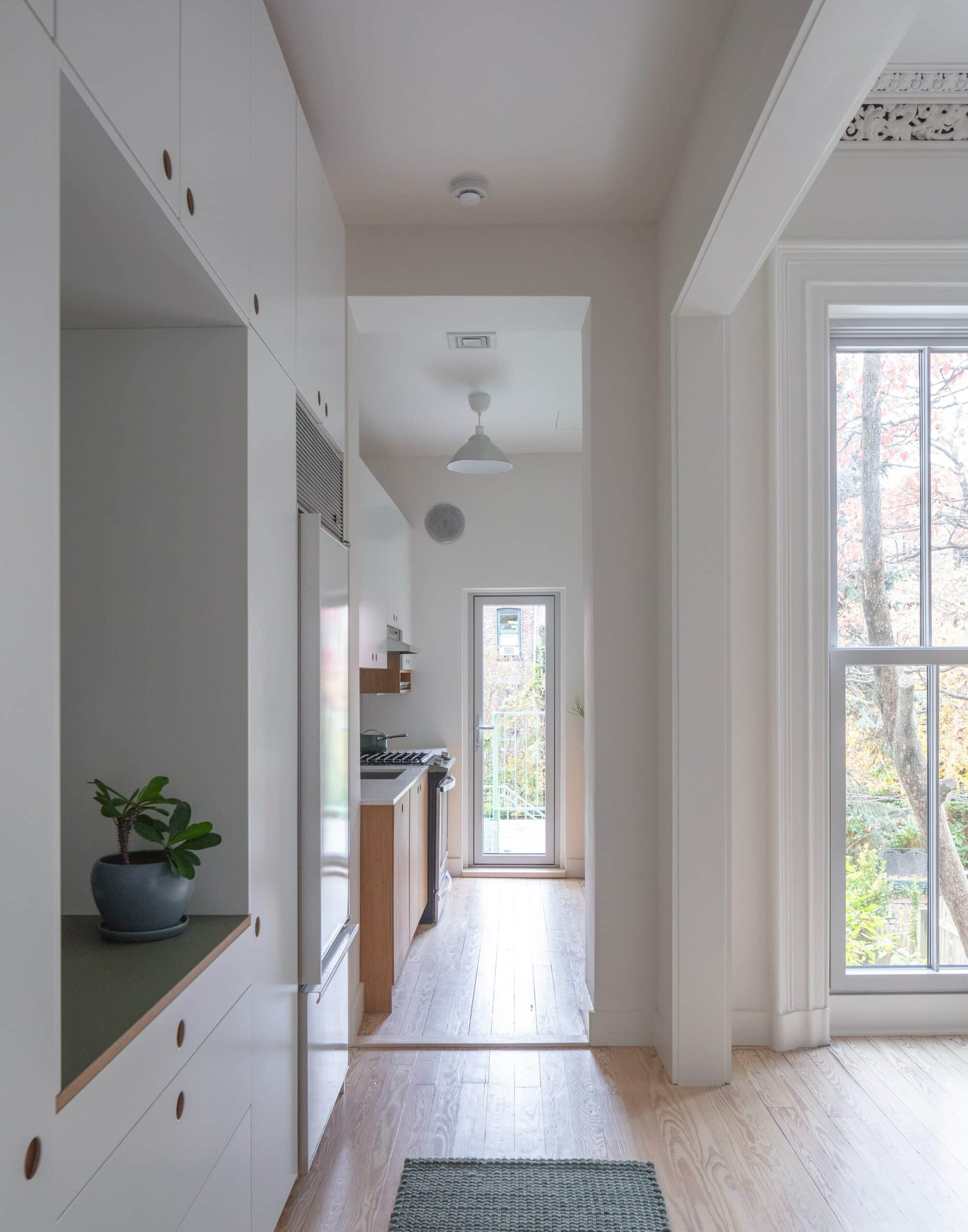 VIEW INTO KITCHEN FROM HALL