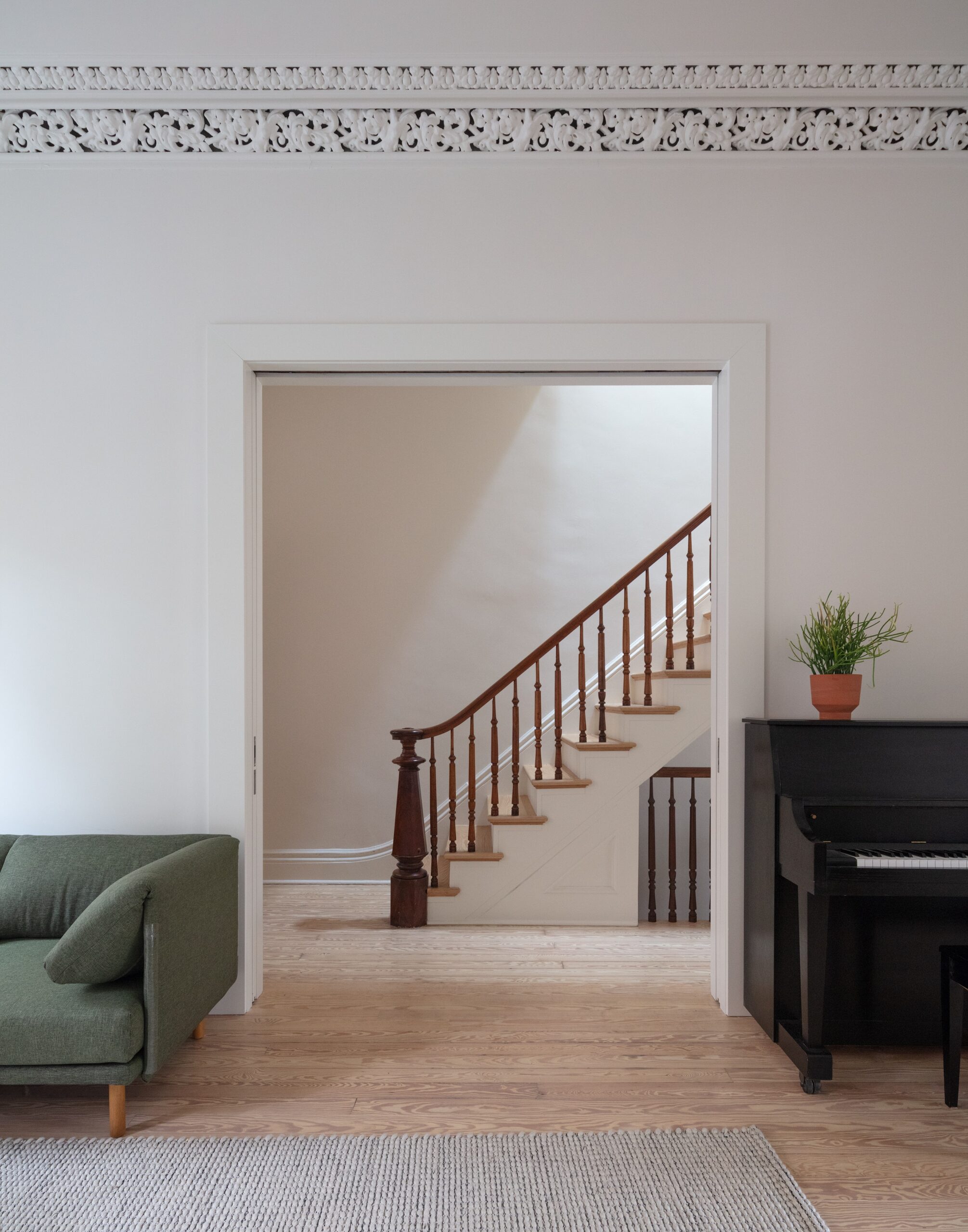 FRONT PARLOR OPENING TO STAIR
