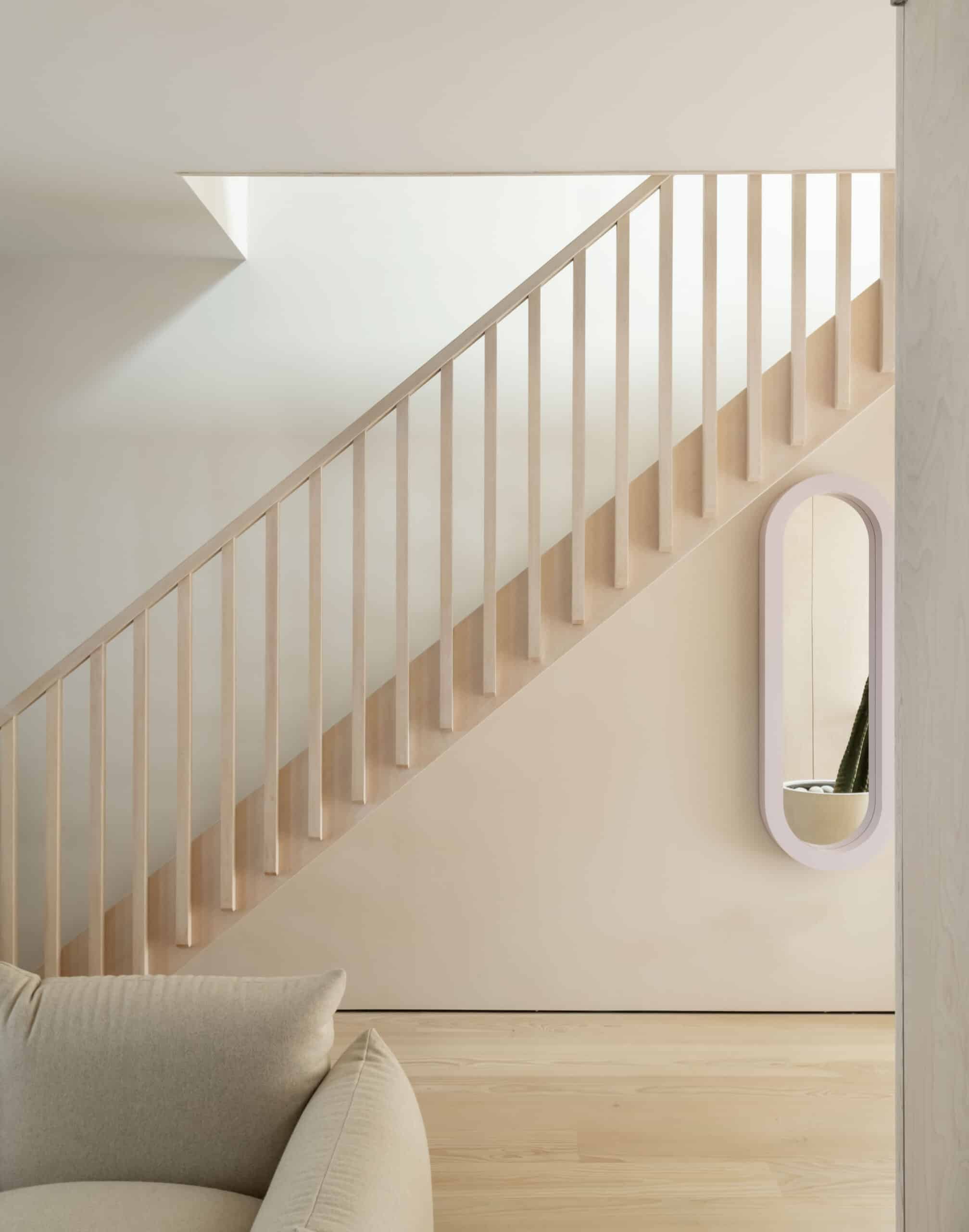 STAIRS AT ENTRY FROM LIVING ROOM