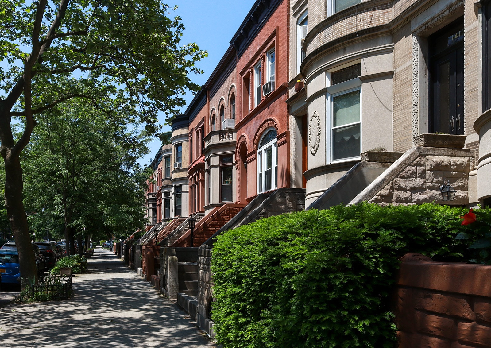 brick row houses